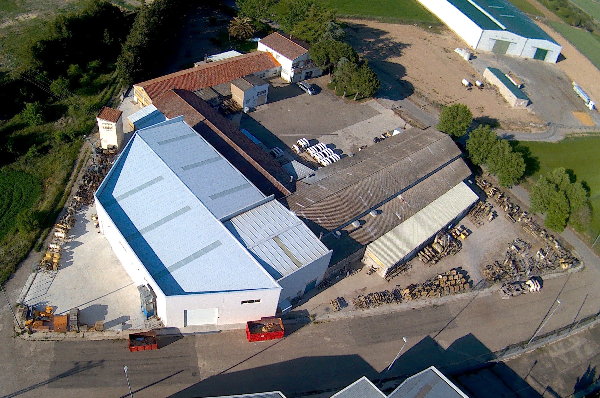 Vista aérea de las instalaciones de Sardaplast