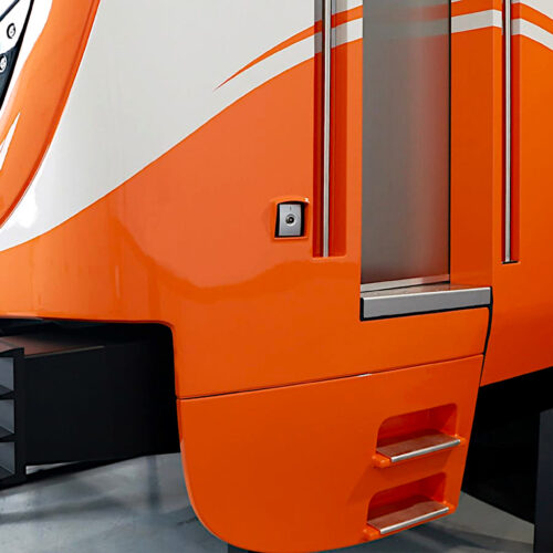 Escaleras autocar fabricada en Sardaplast